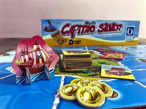 Jogo de tabuleiro infantil Capitão Silver