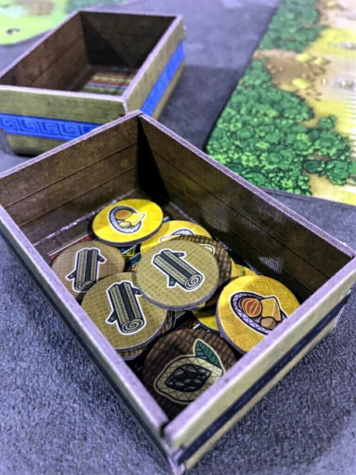 Seu caixote no jogo de tabuleiro Altiplano