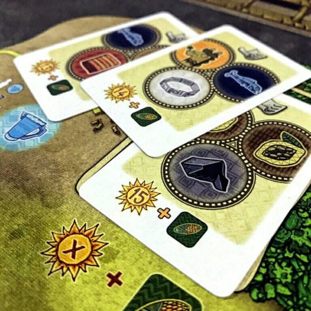 Contratos do jogo de tabuleiro Altiplano