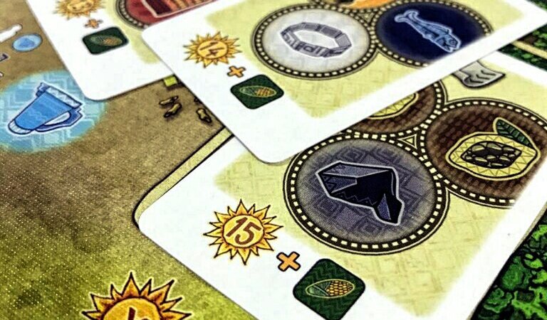 Contratos do jogo de tabuleiro Altiplano