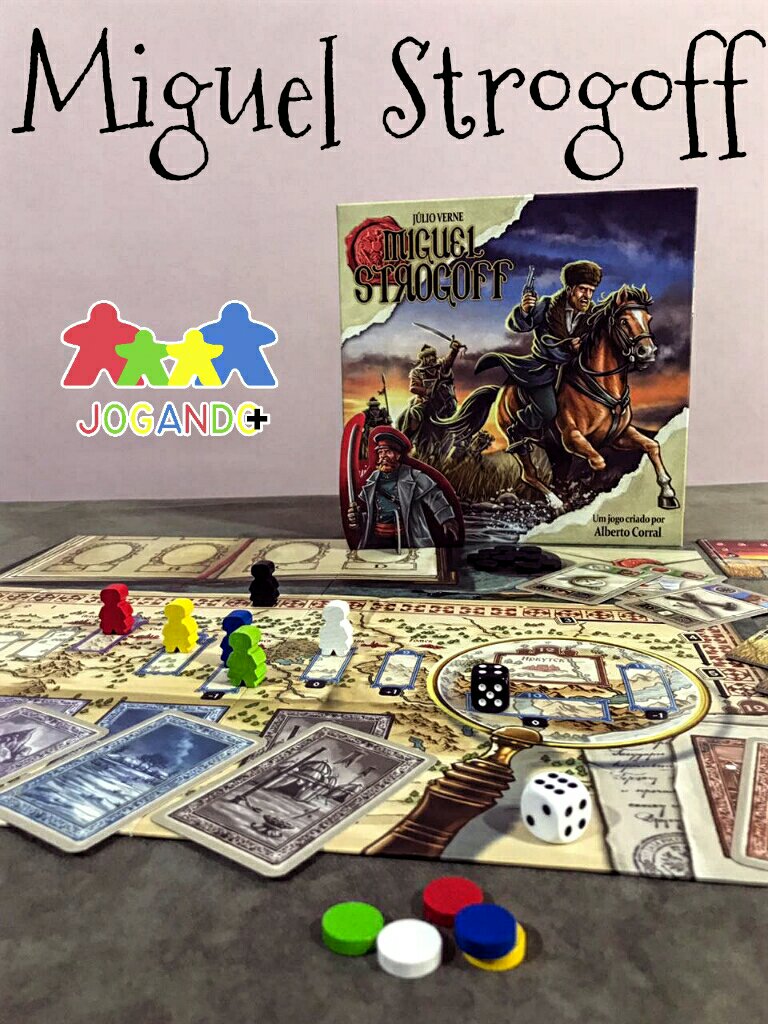 Jogo de tabuleiro Miguel Strogoff