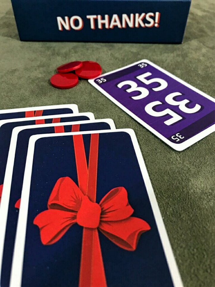 Será esse 35 uma boa idéia no jogo de cartas No Thanks!