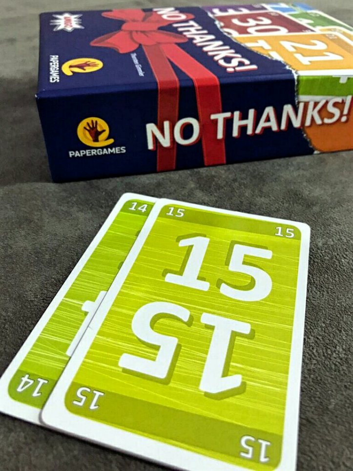 Uma sequência no jogo No Thanks!