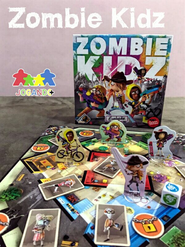 Jogo de tabuleiro infantil Zombie Kidz