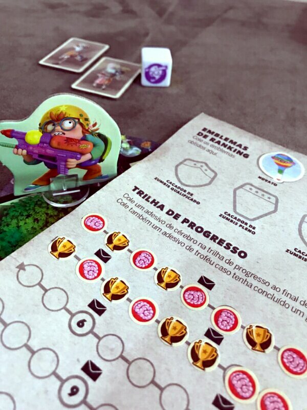 Trilha de progresso jogo infantil Zombie Kidz