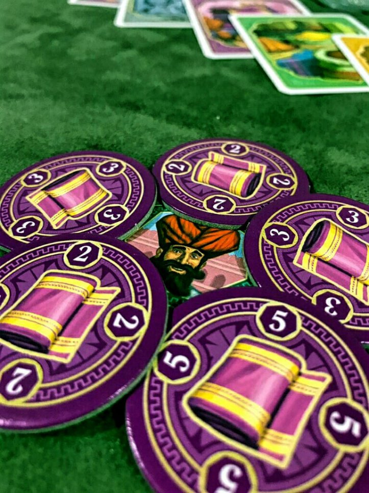 Mercadorias do jogo de tabuleiro Jaipur