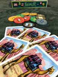 Os camelos do jogo de tabuleiro Jaipur