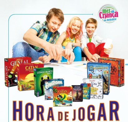 Divulgação evento jogos de tabuleiro Hebraica mês das crianças