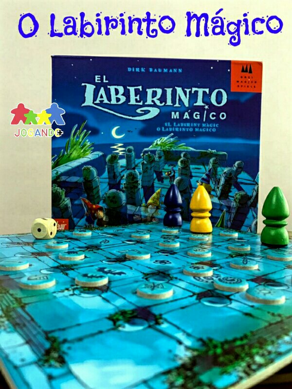 Jogo de tabuleiro infantil O Labirinto Mágico