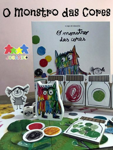Jogo de tabuleiro infantil O Monstro das Cores