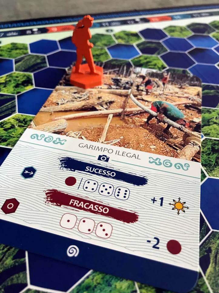 Jogo de tabuleiro Sobrevivência na Amazônia