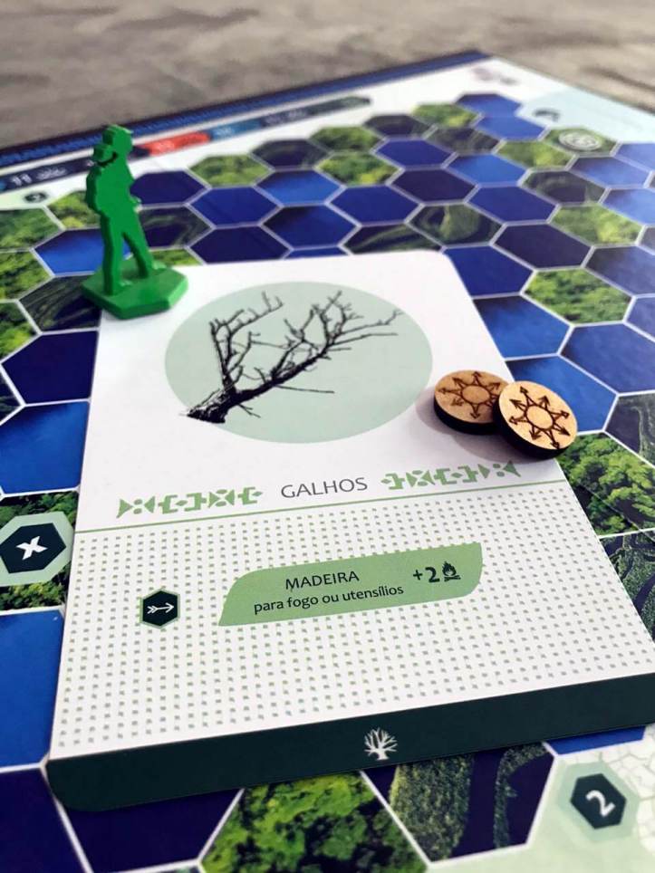 Jogo de tabuleiro Sobrevivência na Amazônia