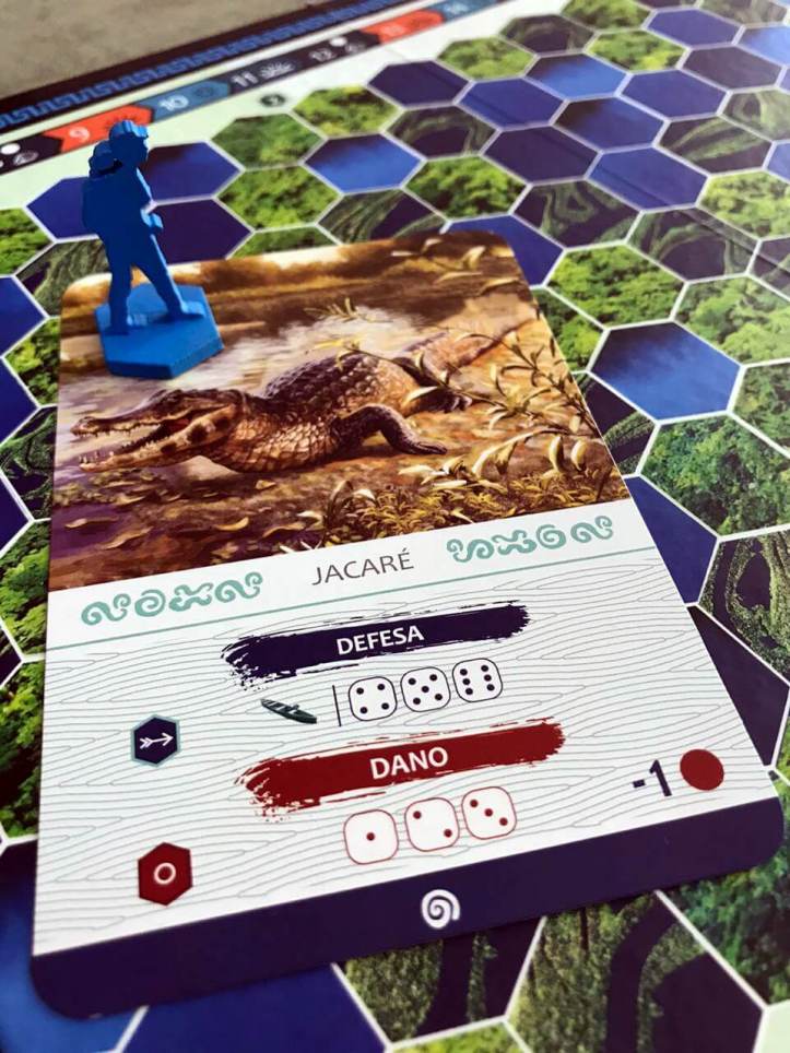 Jogo de tabuleiro Sobrevivência na Amazônia