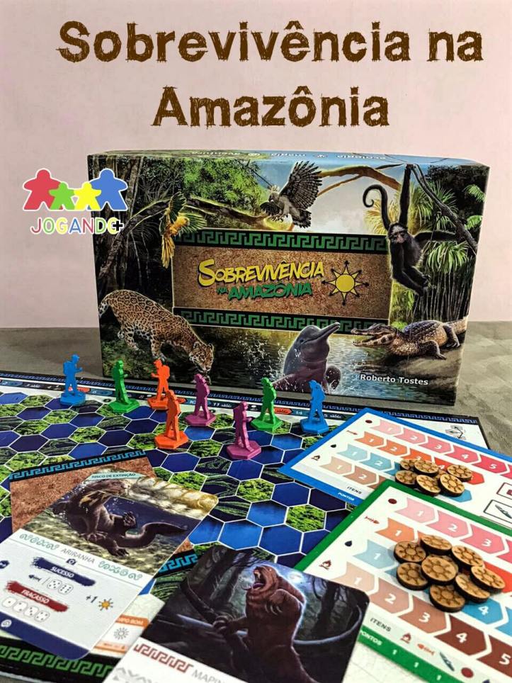 Jogo de tabuleiro Sobrevivência na Amazônia
