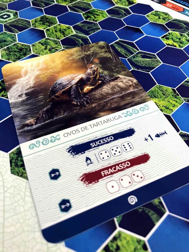 Jogo de tabuleiro Sobrevivência na Amazônia