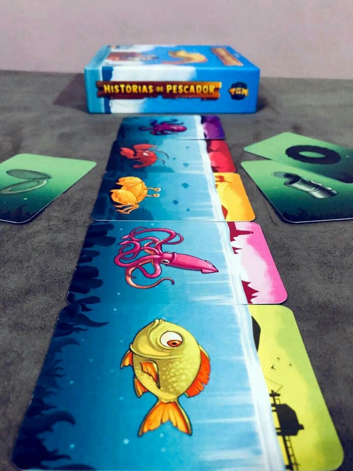 Jogo de tabuleiro Histórias de Pescador