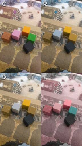 Acessibilidade jogo de tabuleiro Village