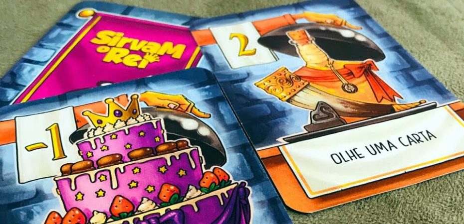 Jogo de tabuleiro Sirvam o REI