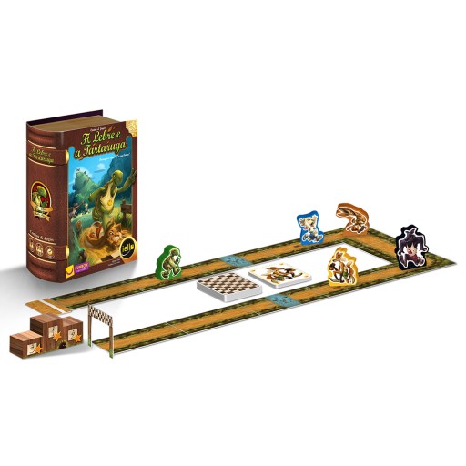 Jogo de tabuleiro A Lebre e a Tartaruga