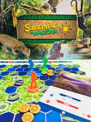 Jogo de tabuleiro Sobrevivência na Amazônia