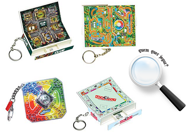 Chaveiro jogos de tabuleiro