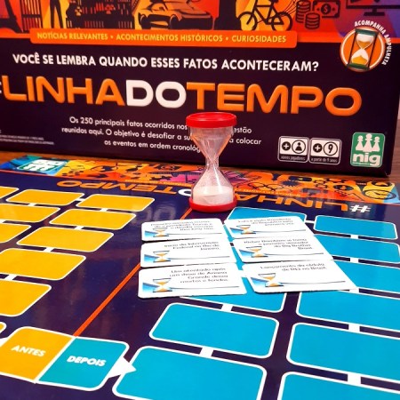 Jogo de tabuleiro Linha do Tempo