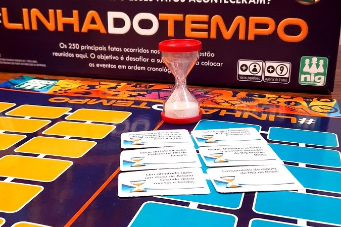 Jogo de tabuleiro Linha do Tempo