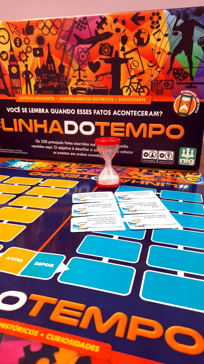 Jogo de tabuleiro Linha do Tempo