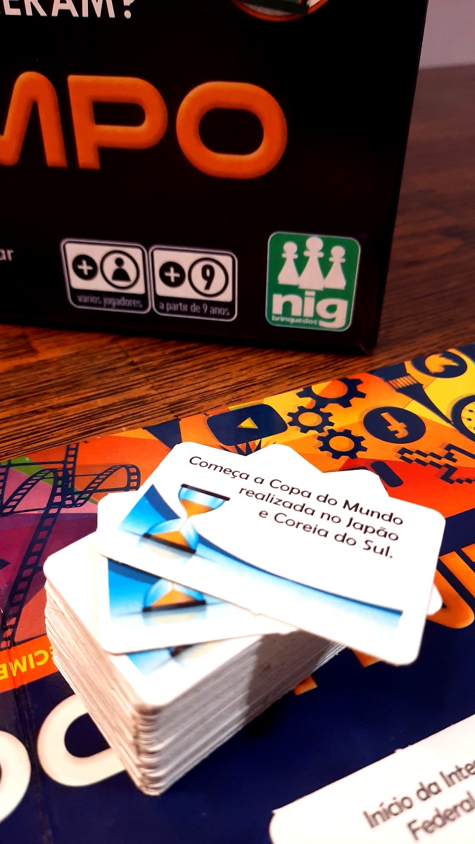 Jogo de tabuleiro Linha do Tempo