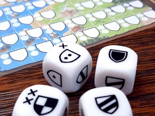 Jogo de tabuleiro Kingdomino Duel