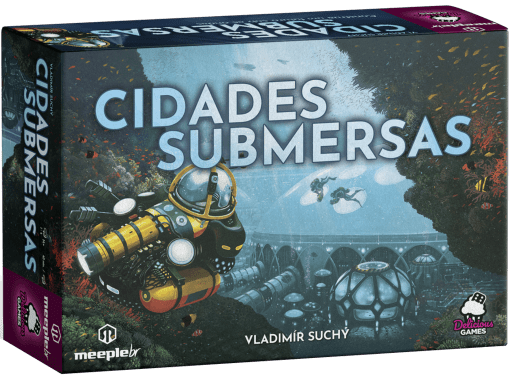 Jogo de tabuleiro Cidades Submersas