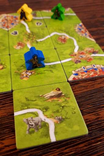 Jogo de tabuleiro Carcassonne