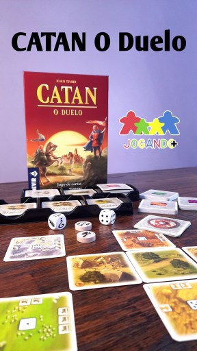 Jogo de tabuleiro CATAN o Duelo
