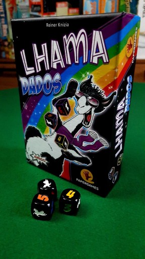 Jogo de tabuleiro Lhama Dados
