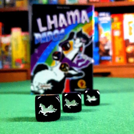 Jogo de tabuleiro Lhama Dados