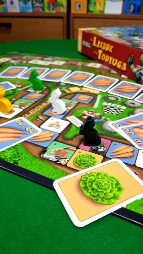 Jogo de tabuleiro A Lebre e a Tartaruga