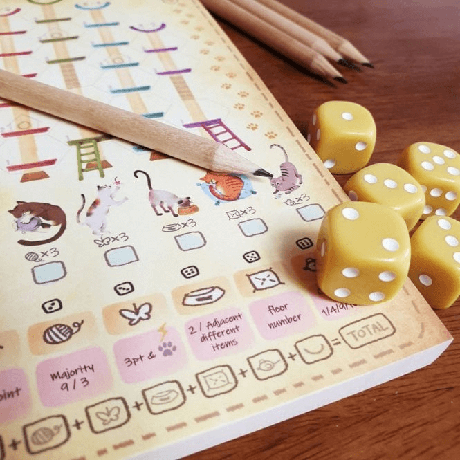 Jogo de tabuleiro Cat Cafe