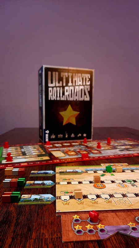 Jogo de tabuleiro Ultimate Railroads