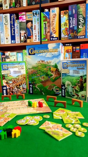 Expansões jogo Carcassonne