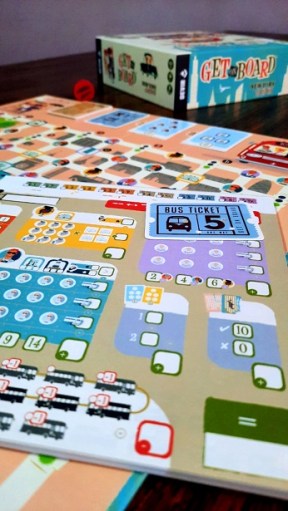 Jogo de tabuleiro Get on Board