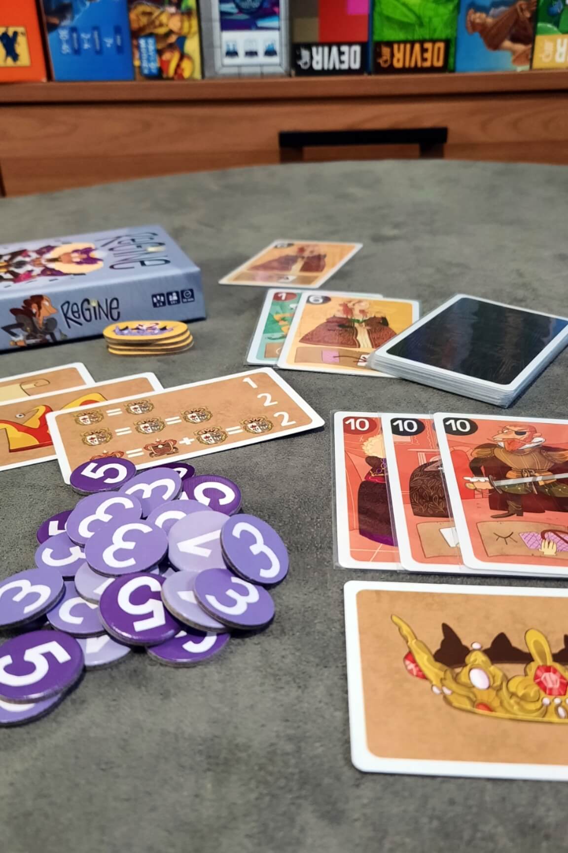 Jogo de cartas Regine